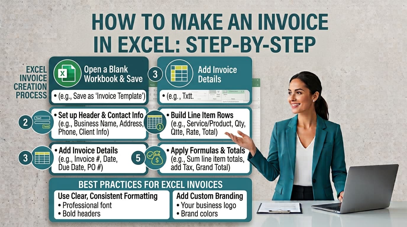 How to Make an Invoice in Excel: Step-by-Step — ToolNimbly article cover