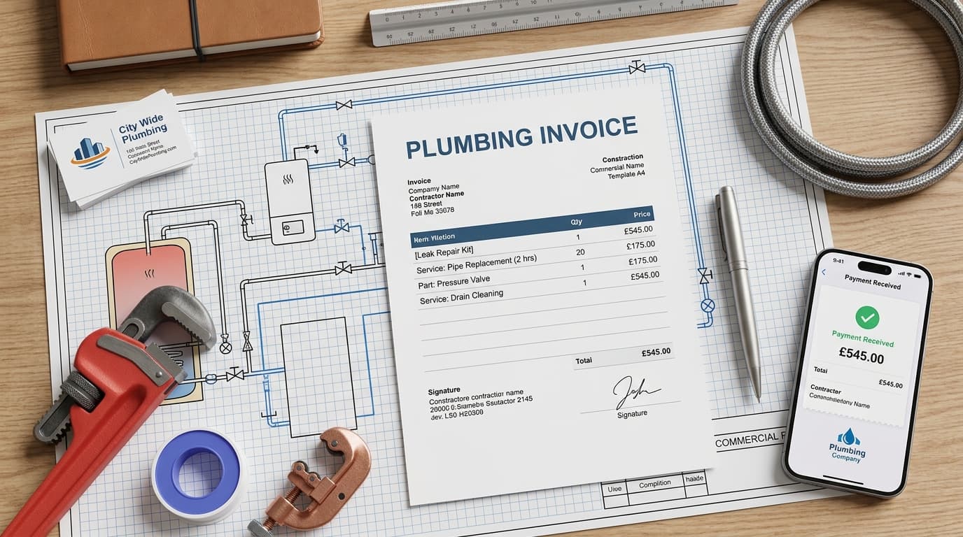 Plumbing Invoice Template: Guide and Example — ToolNimbly article cover