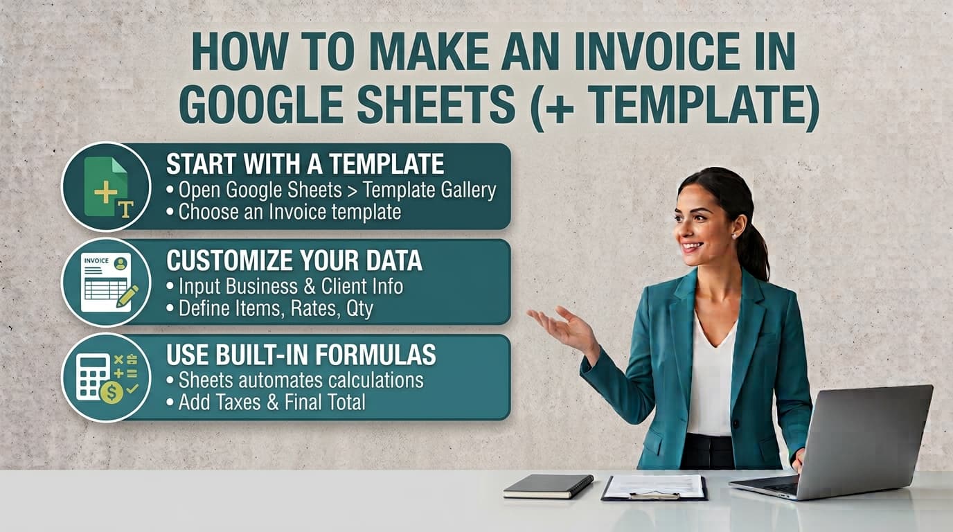 How to Make an Invoice in Google Sheets (+ Template) — ToolNimbly article cover