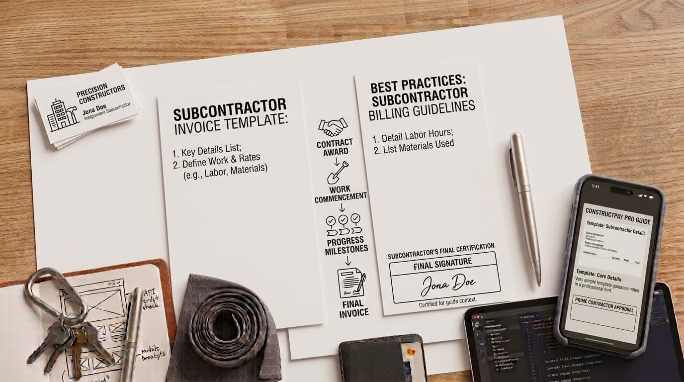 Subcontractor Invoice Template: Guide and Example — ToolNimbly article cover