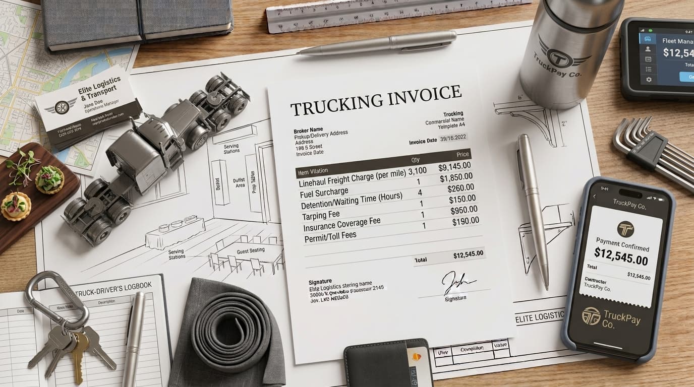 Trucking Invoice Template: Guide and Example — ToolNimbly article cover