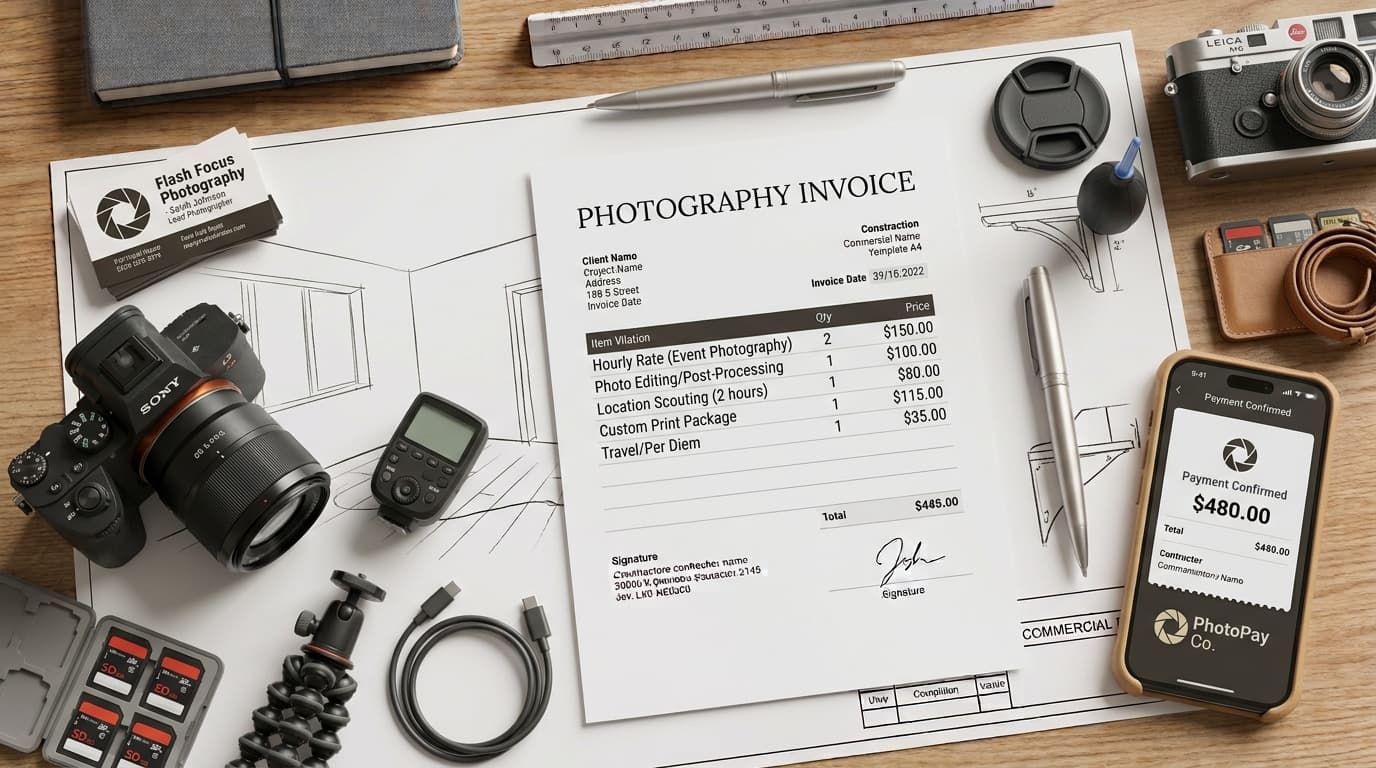 Photography Invoice Template: Guide and Sample — ToolNimbly article cover
