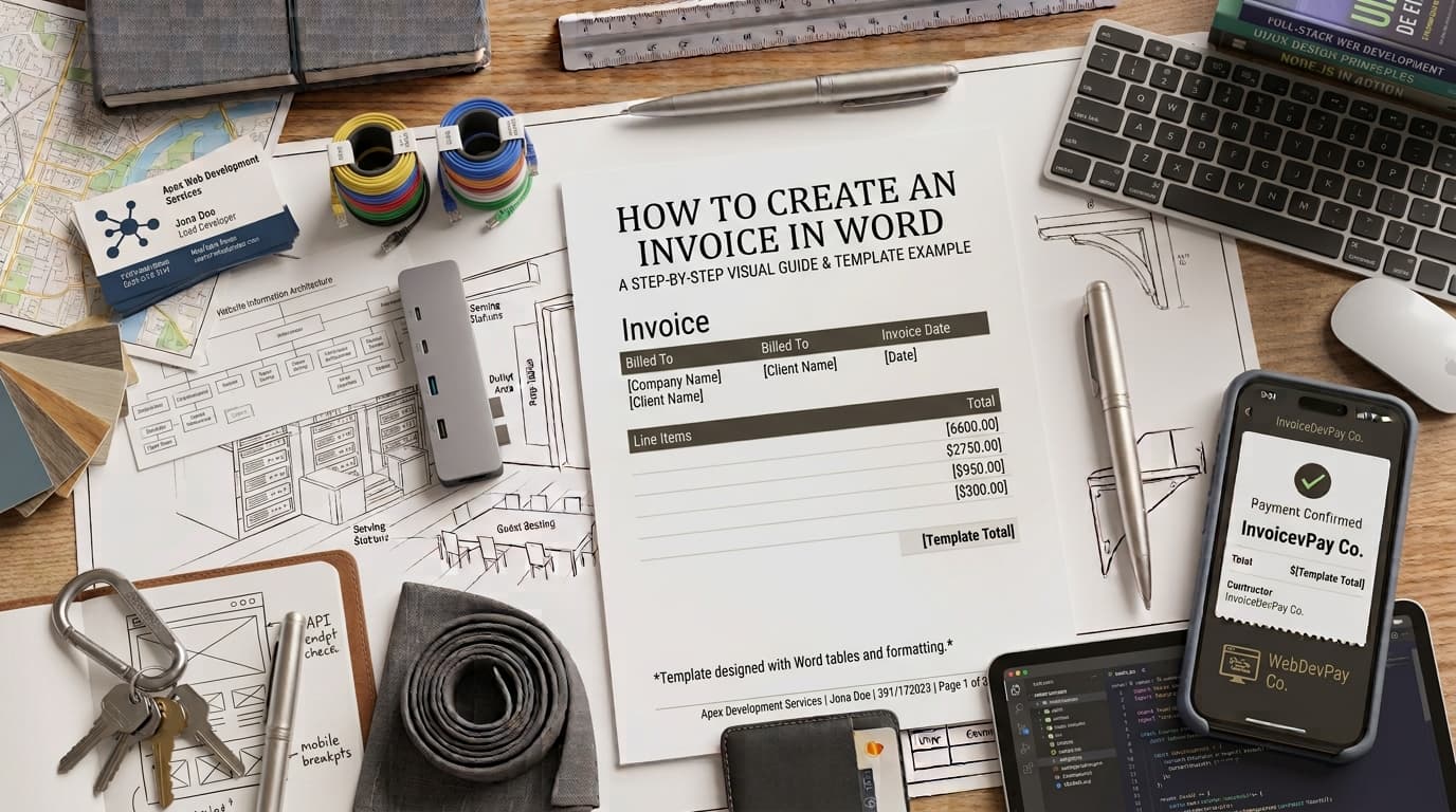 How to Create an Invoice in Word — ToolNimbly article cover