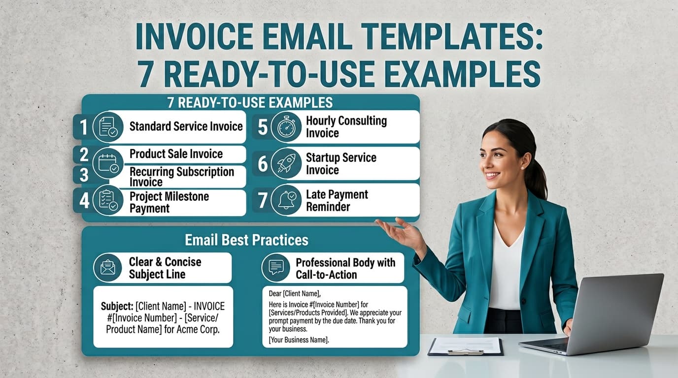 Invoice Email Template: 7 Ready-to-Use Examples — ToolNimbly article cover