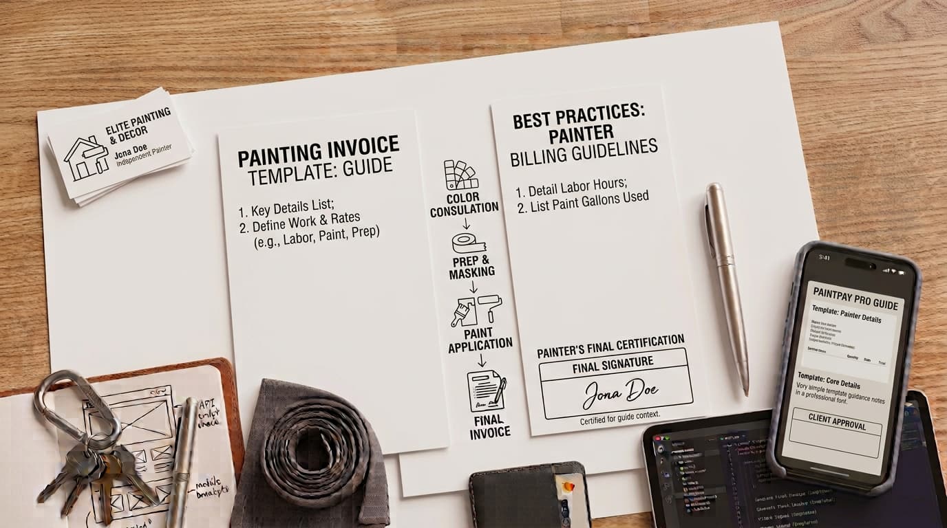 Painting Invoice Template: Guide and Example — ToolNimbly article cover